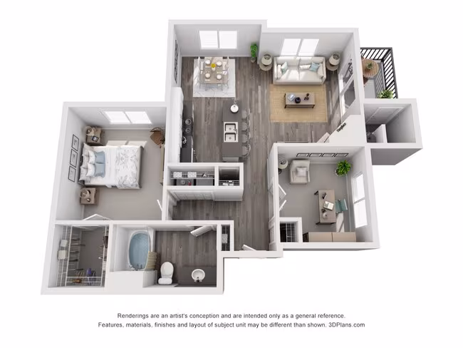 Unit Q-308 Q-308 floor plan
